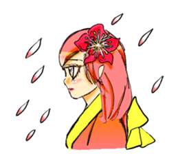 Four Seasons Girl sticker #8632259