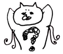 The cat which I drew 3 sticker #8632658