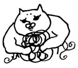 The cat which I drew 3 sticker #8632659