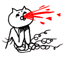 The cat which I drew 3 sticker #8632677