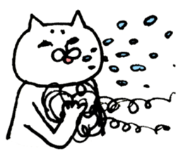 The cat which I drew 3 sticker #8632684