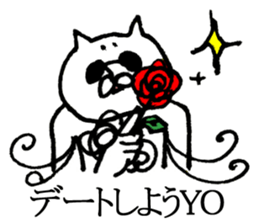 The cat which I drew 3 sticker #8632690