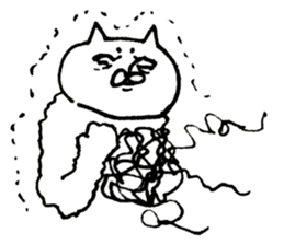 The cat which I drew 3 sticker #8632697