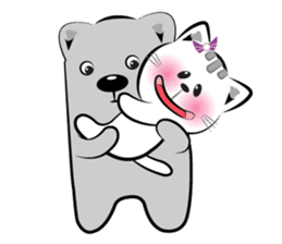 Cat-ty & Bear-ry 3 sticker #8632785