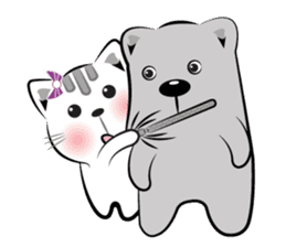 Cat-ty & Bear-ry 3 sticker #8632812