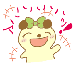 Ribbon bear princess 2 sticker #8633098