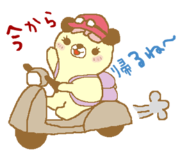 Ribbon bear princess 2 sticker #8633101