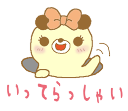 Ribbon bear princess 2 sticker #8633105