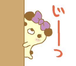 Ribbon bear princess 2 sticker #8633110