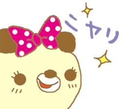 Ribbon bear princess 2 sticker #8633113