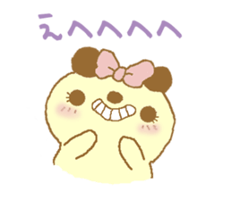 Ribbon bear princess 2 sticker #8633122