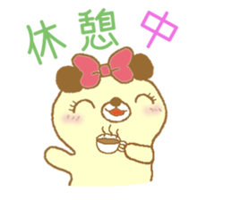 Ribbon bear princess 2 sticker #8633124