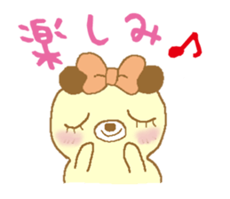 Ribbon bear princess 2 sticker #8633125