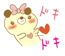 Ribbon bear princess 2 sticker #8633126