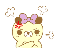 Ribbon bear princess 2 sticker #8633127