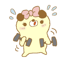 Ribbon bear princess 2 sticker #8633135