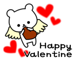 Frequently used message bear sticker #8633697