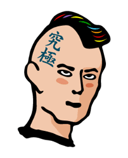 Men's faces sticker #8634159