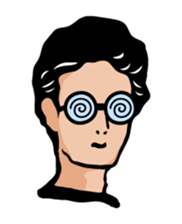 Men's faces sticker #8634163