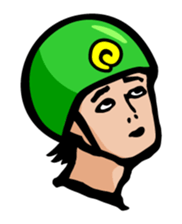 Men's faces sticker #8634170