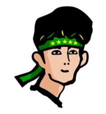 Men's faces sticker #8634172