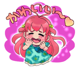 Precocious girl MOKAchan sticker #8634220