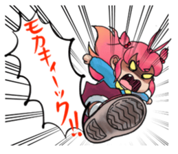 Precocious girl MOKAchan sticker #8634225