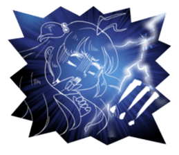 Precocious girl MOKAchan sticker #8634227