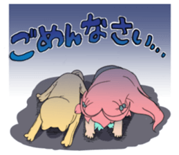 Precocious girl MOKAchan sticker #8634235