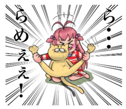 Precocious girl MOKAchan sticker #8634236