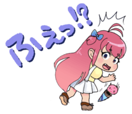 Precocious girl MOKAchan sticker #8634245