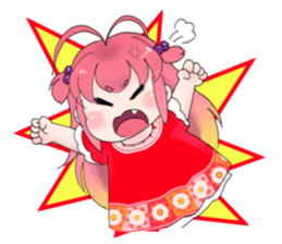 Precocious girl MOKAchan sticker #8634247