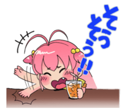 Precocious girl MOKAchan sticker #8634249