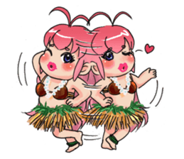 Precocious girl MOKAchan sticker #8634253