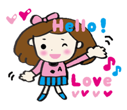 Girl A-ko sticker #8634898