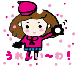 Girl A-ko sticker #8634911