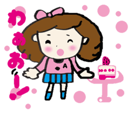 Girl A-ko sticker #8634918