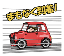 Mini size, cute car sticker #8635023