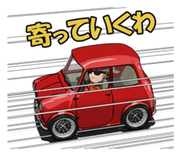 Mini size, cute car sticker #8635026