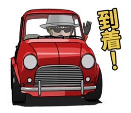 Mini size, cute car sticker #8635028