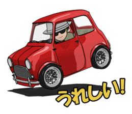 Mini size, cute car sticker #8635031