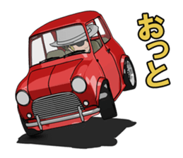 Mini size, cute car sticker #8635032
