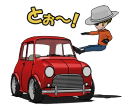 Mini size, cute car sticker #8635034