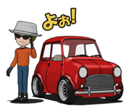 Mini size, cute car sticker #8635039