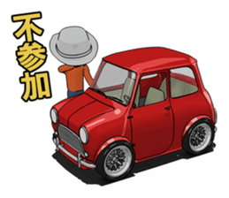 Mini size, cute car sticker #8635043
