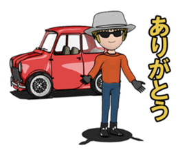 Mini size, cute car sticker #8635044