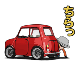 Mini size, cute car sticker #8635048