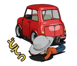 Mini size, cute car sticker #8635050