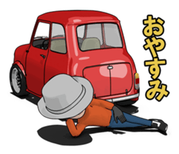 Mini size, cute car sticker #8635051