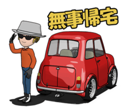 Mini size, cute car sticker #8635053